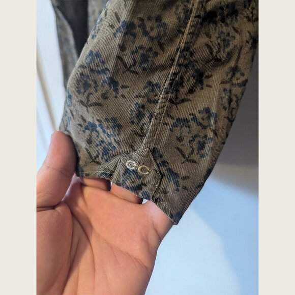 CORNELIANI CC - Corduroy patterned shirt - Sz 15 / 38 - Picture 4 of 8